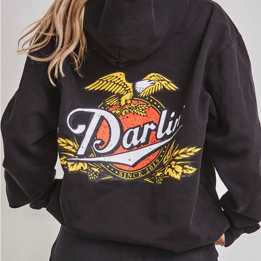 Darling Black Hoodie